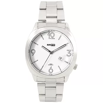 日本原裝進口時尚腕錶品牌 AMPM Star Ring 星環系列白色