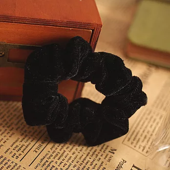 dadaisun小資絨布圏圈束12入超值包全黑12入超值包