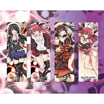 DATE A LIVE 約會大作戰Ⅱ 獨家繪製圖 書籤組 A