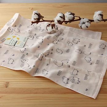 【taoru】動物趴趴走| 小羊咩咩- 日本毛巾 33x105cm (手巾、紗布毛巾)