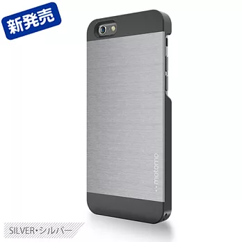 《日本motomo》INO Metal AL2金屬保護殼-銀色(for iPhone 6)