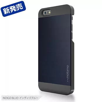 《日本motomo》INO Metal AL2金屬保護殼-靛藍(for iPhone 6)