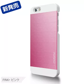 《日本motomo》INO Metal AL2金屬保護殼-粉紅色(for iPhone 6)