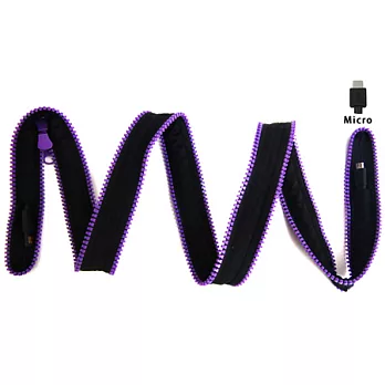 ZiPAC戀鍊包傳輸充電線-Micro(紫)