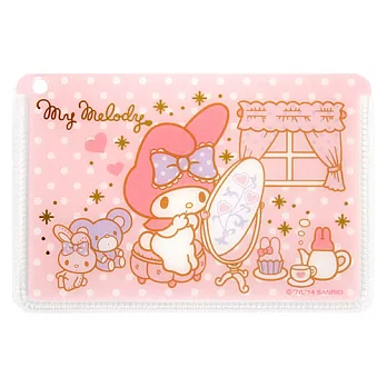 《Sanrio》美樂蒂卡片保護套(梳妝鏡)