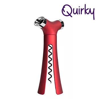 巧趣Quirky 四合一葡萄酒開瓶器 VERSEUR紅色