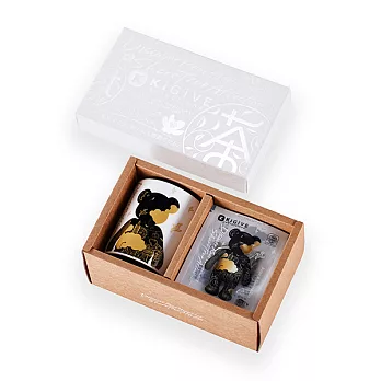 【KiGiVE】熊嘻遊台灣-熊烏龍禮盒 馬克杯+7入茶包盒裝