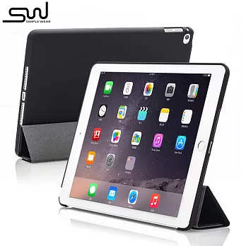 SIMPLE WEAR iPad Air 2 Cover-Mate+ 專用硬殼保護套 - 黑