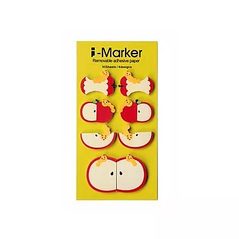 iMaker手帳便利貼/蘋果毛毛蟲