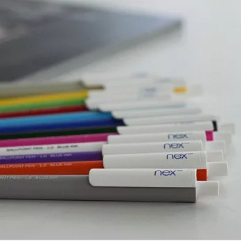 [瑞士Premec] 好流暢原子筆12入/盒(筆身色彩隨機)-藍色筆蕊