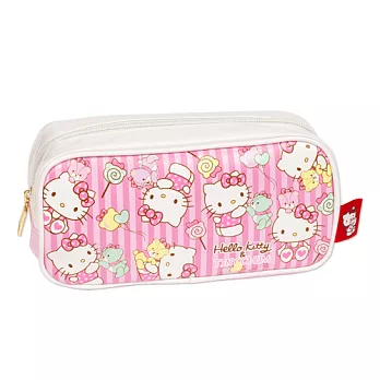 Sanrio HELLO KITTY 40周年經典造型系列PU筆袋(B)