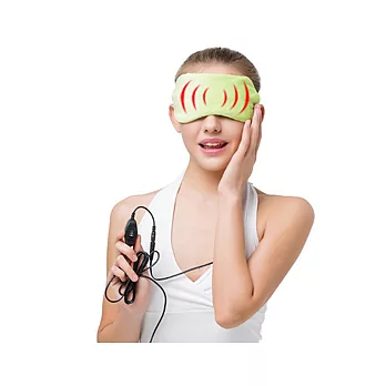 USB熱敷SPA眼罩蘋果綠