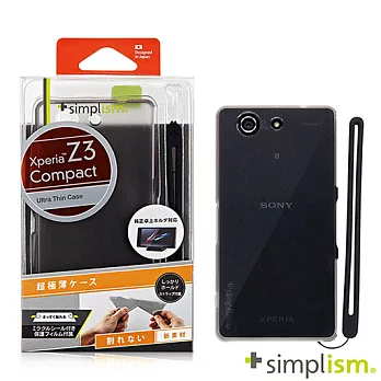 Simplism SONY Xperia Z3 Compact 超薄型保護殼組透黑
