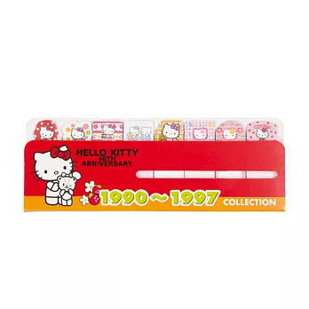 Sanrio HELLO KITTY 40周年經典造型系列自黏便箋(90~97)