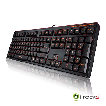 i-Rocks GOLEM SERIES K50E高剪刀腳遊戲鍵盤黑色