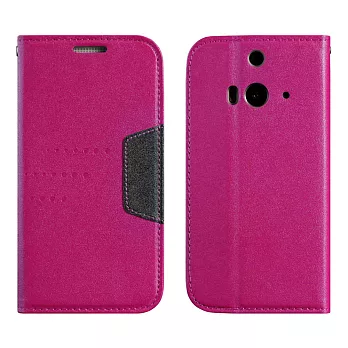 【BIEN】HTC Butterfly 2 絢麗金沙紋隱磁可立皮套 (紅)