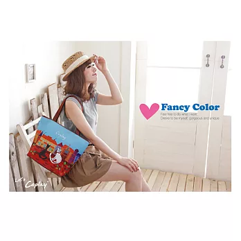 【COPLAY設計包】貓的甜蜜約會~托特包