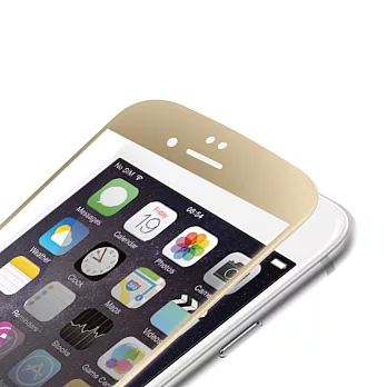 yardiX Apple iPhone6 4.7吋 3D曲面滿版螢幕保護貼金