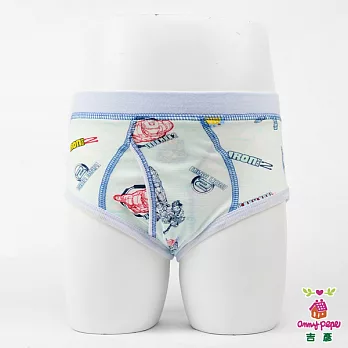 【anny pepe】男童鋼鐵人三角褲 _美國精梳棉100藍