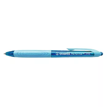 STABILO 德國天鵝牌 Performer+ 表演家系列 超滑順 原子筆(XF)0.35mm藍筆/淺藍