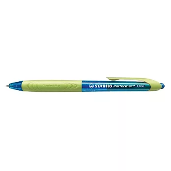 STABILO 德國天鵝牌 Performer+ 表演家系列 超滑順 原子筆(XF)0.5mm藍筆/淺綠