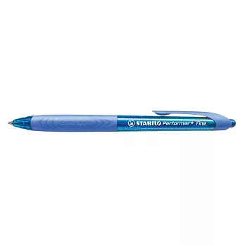 STABILO 德國天鵝牌 Performer+ 表演家系列 超滑順 原子筆(F)0.7mm藍筆/深藍