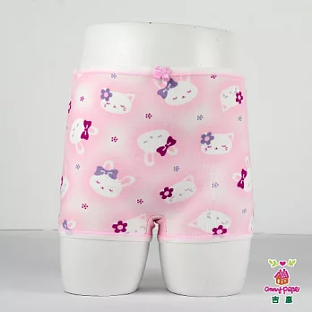 【Anny pepe】女童貓兔四角褲_美國精梳棉100粉