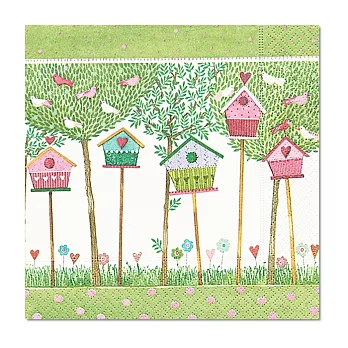 《Paper+Desing》餐巾紙-Maisons d‘oiseaux鳥巢