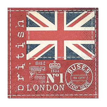 《Paper+Desing》餐巾紙-British flag英國旗