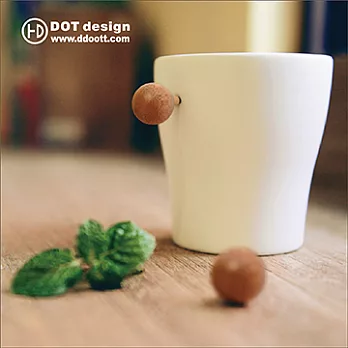 【Dot design】瓷釦杯(深竹)深竹