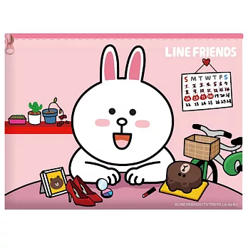 LINE FRIENDS 可愛資料袋(兔兔)