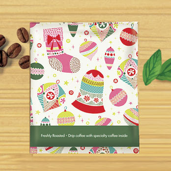 【哈亞咖啡．涼風-圖樣藝術】六入-蘇門答臘 曼特寧 (單位:盒)