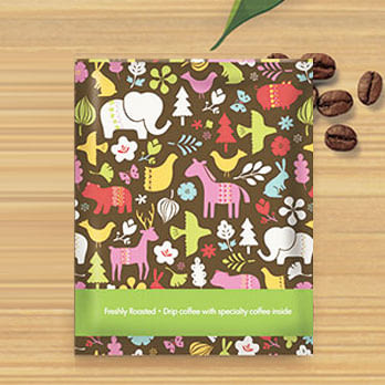 【哈亞咖啡．涼風-圖樣藝術】六入-肯亞 (單位:盒)