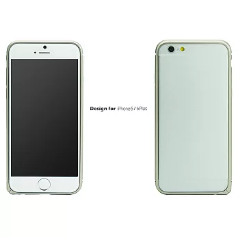 iPhone 6 PLUS 輕量化鋁合金保護框 時尚金