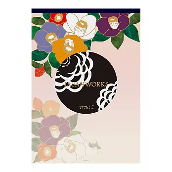 MIDORI JAPANWORKS日本名藝系列薄紗信紙-山茶花