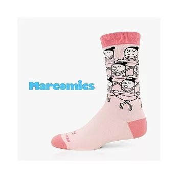 【 PULO 】布蘿插畫家襪系列-Marcomics-練習再練習-M