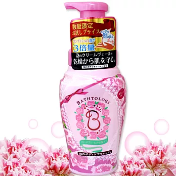 日本彈性豐泡保濕沐浴乳(牡丹花香)450ml