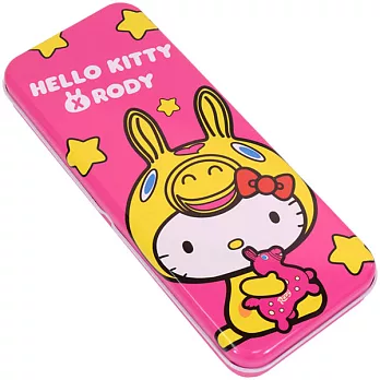 【Hello Kitty】寬雙層筆盒B