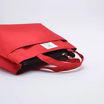 《La Poche Secrete天然皮革包包》優雅收納袋中袋_氣色紅