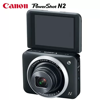 Canon PowerShot N2 自拍粉餅機 黑色 (公司貨)