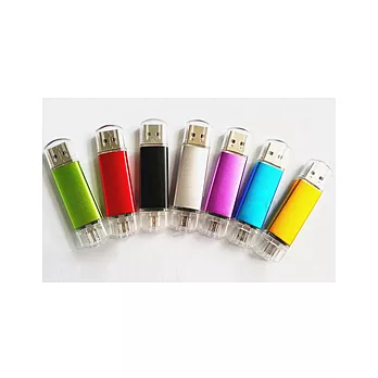 手機電腦兩用隨身碟16G晶鑽藍