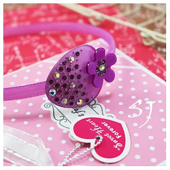 大草莓公主風髮圈夢幻紫