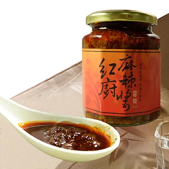 【那魯灣】富發紅廚麻辣醬1罐(265g/罐)