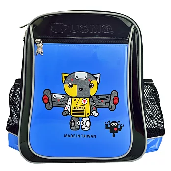 【UNME●小黑貂】Robot飛天機器人後背書包●3201藍