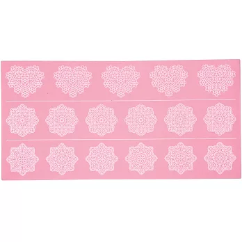 《Sweetly》蕾絲翻糖模(心花M)