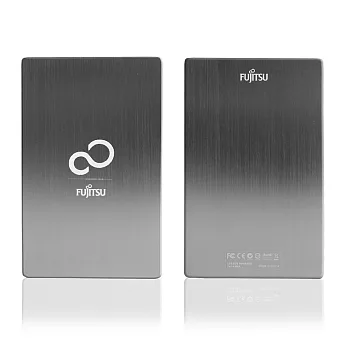 Fujitsu富士通 2.5吋 500GB USB3.0 7mm 髮絲紋外接硬碟時尚鈦