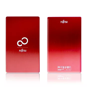 Fujitsu富士通 2.5吋 500GB USB3.0 7mm 髮絲紋外接硬碟璀璨紅