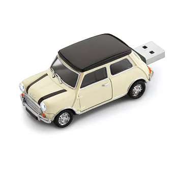 ZEROBASIC Mini Cooper 米白黑紋16G隨身碟