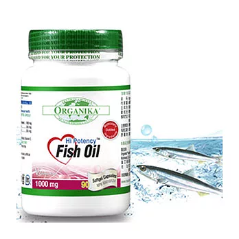 【Organika優格康】Omega3 魚油1000mg(90顆 30天份)