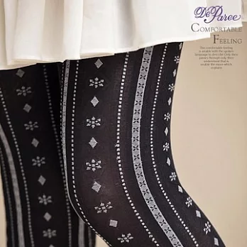 蒂巴蕾彈性褲襪-飄逸色紗紫